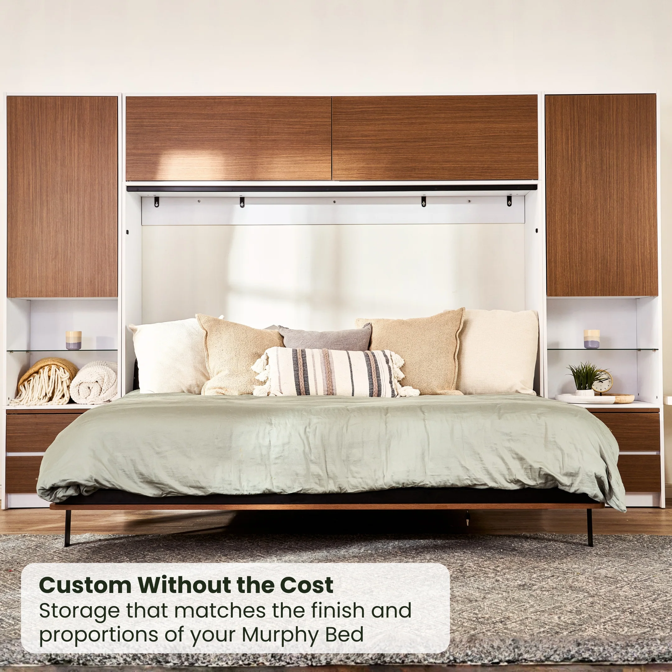 Tall Nightstand Cabinet - Twin / Horizontal - Image 8